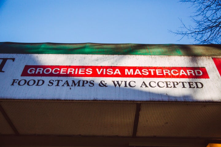 PORTLAND, ME - NOVEMBER 23: EBT usage at Mellen Street Market in Portland, ME on Monday, November 23, 2015.