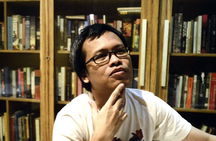 Kurniawan during an interview this March, when he was longlisted for the Man Booker International Prize. 