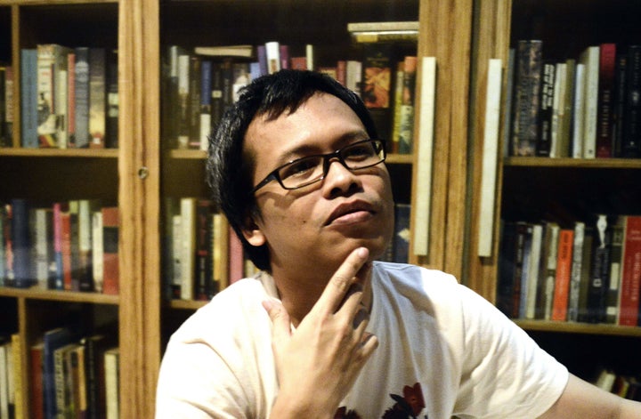 Kurniawan during an interview this March, when he was longlisted for the Man Booker International Prize.