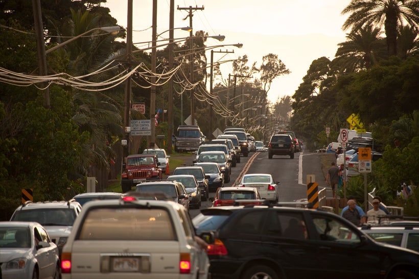 Gridlock on the North Shoreʻs Kamehameha Highway