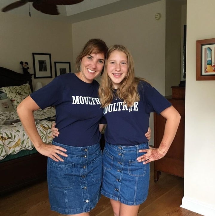 Suzie Webster stood up for her daughter after a teacher said her skirt looked suitable for "clubbing."