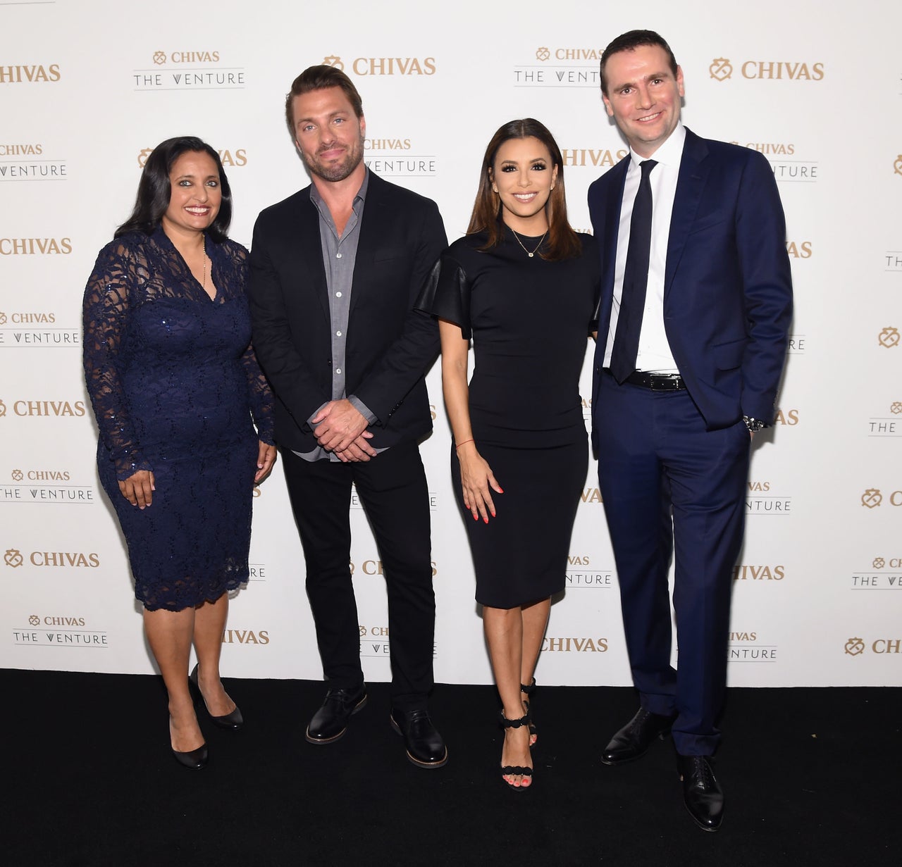 Longoria with fellow judges, from L-R: Sonal Shah, Joe Huff, and Alexandre Ricard