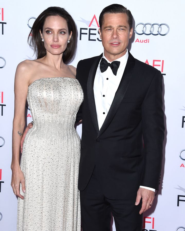 <strong>Angelina Jolie and Brad Pitt</strong>