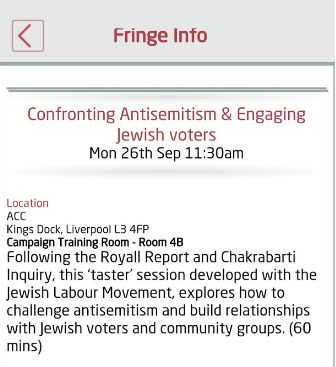 <strong>The event she was filmed at was an activist training session on challenging anti-Semitism</strong>