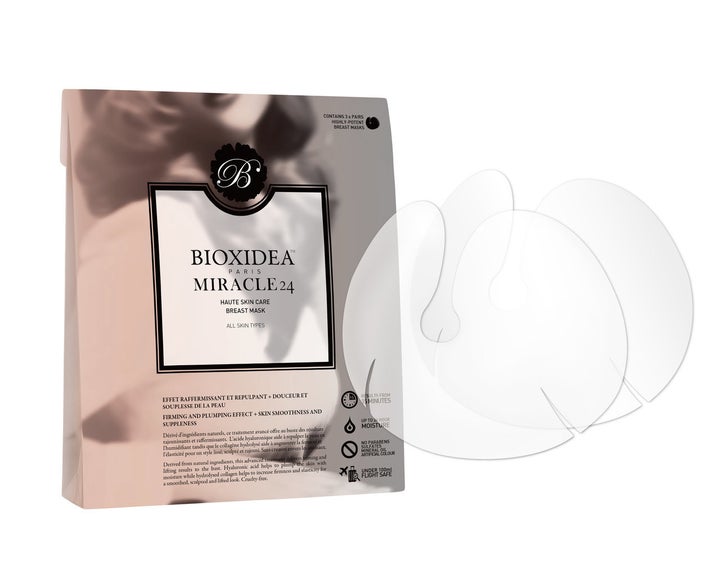<strong>Bioxidea Miracle24 Breast Mask, £42 from <a href="http://www.selfridges.com/GB/en/cat/bioxidea-miracle24-breast-mask_475-3004374-BREAST/" target="_blank" role="link" class=" js-entry-link cet-external-link" data-vars-item-name="selfridges.com" data-vars-item-type="text" data-vars-unit-name="57eb9748e4b00e5804efb51c" data-vars-unit-type="buzz_body" data-vars-target-content-id="http://www.selfridges.com/GB/en/cat/bioxidea-miracle24-breast-mask_475-3004374-BREAST/" data-vars-target-content-type="url" data-vars-type="web_external_link" data-vars-subunit-name="article_body" data-vars-subunit-type="component" data-vars-position-in-subunit="3">selfridges.com</a></strong>