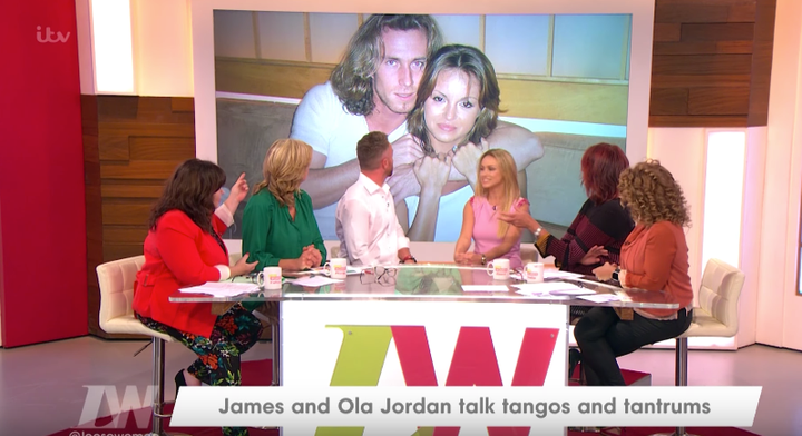 Ola and James on 'Loose Women'