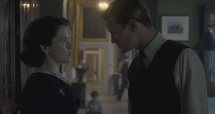Claire Foy and Matt Smith play the royal couple dealing with a unique situation