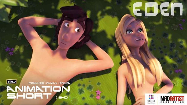 Bible From Adam And Eve Sex - EDEN - Funny CGI 3D Tale of Sexy EVE & Frustrated Adam in ...