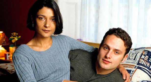 <strong>Back in the day... Andrew Lincoln played Egg alongside Amita Dhiri as Milly in 'This Life'</strong>