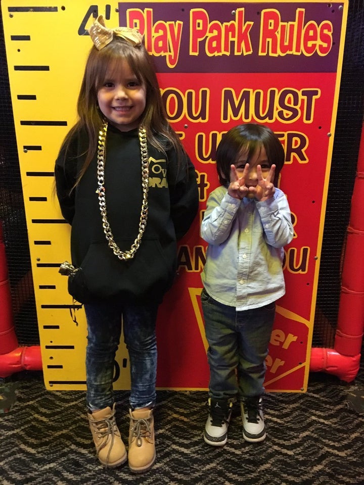 Leah had a blast celebrating her birthday (and Drake) with Marquez's son, Isah Ray.