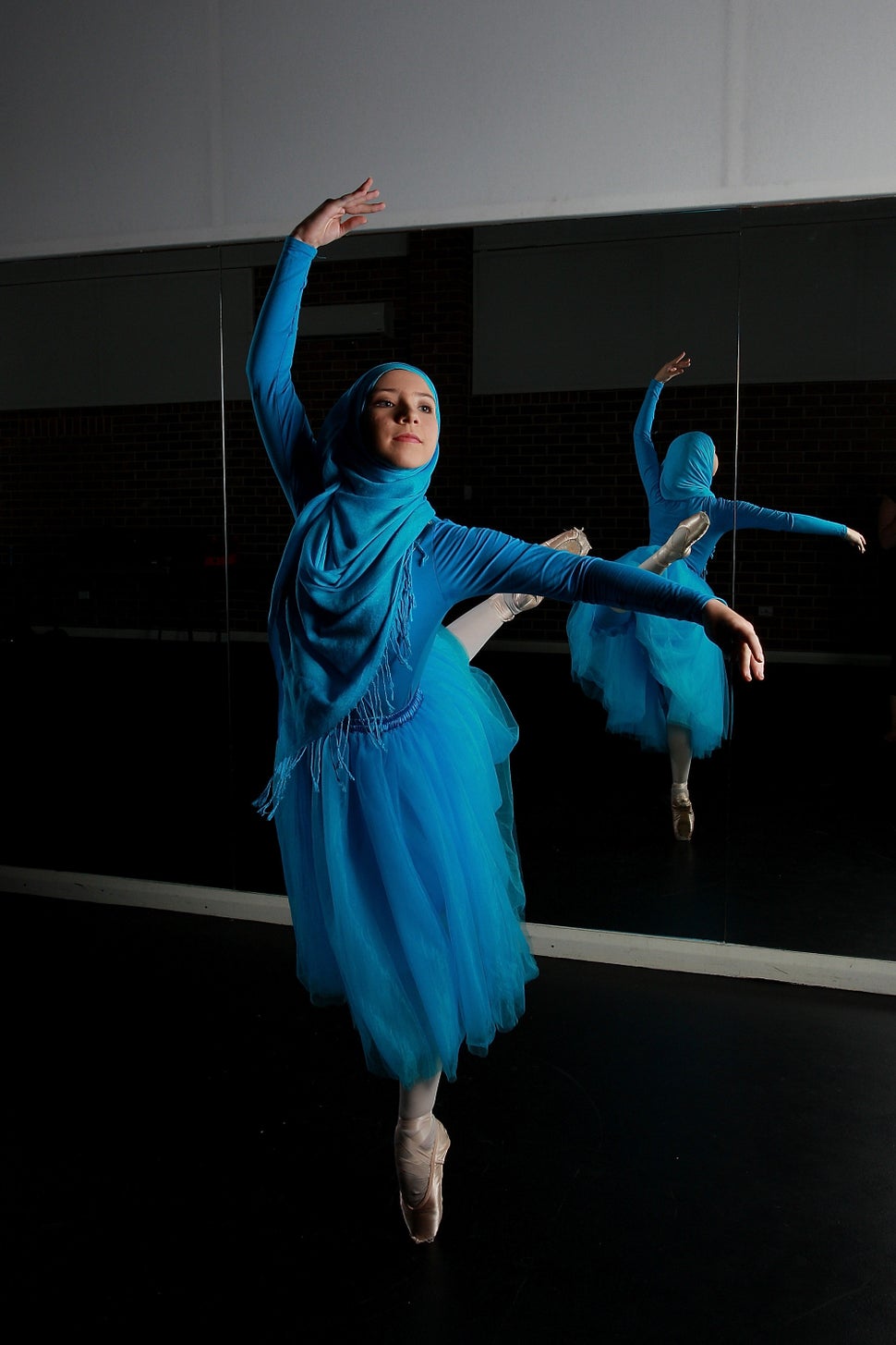 These Photos Capture The Beauty And Grace Of The Worlds First Muslim Hijabi Ballerina  HuffPost