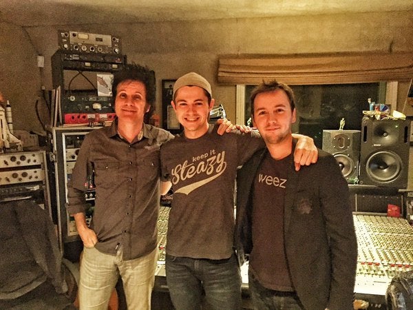 Warren, Damian, and songwriter/composer Tom Harrison, who co-wrote two of the songs on Damian's album.