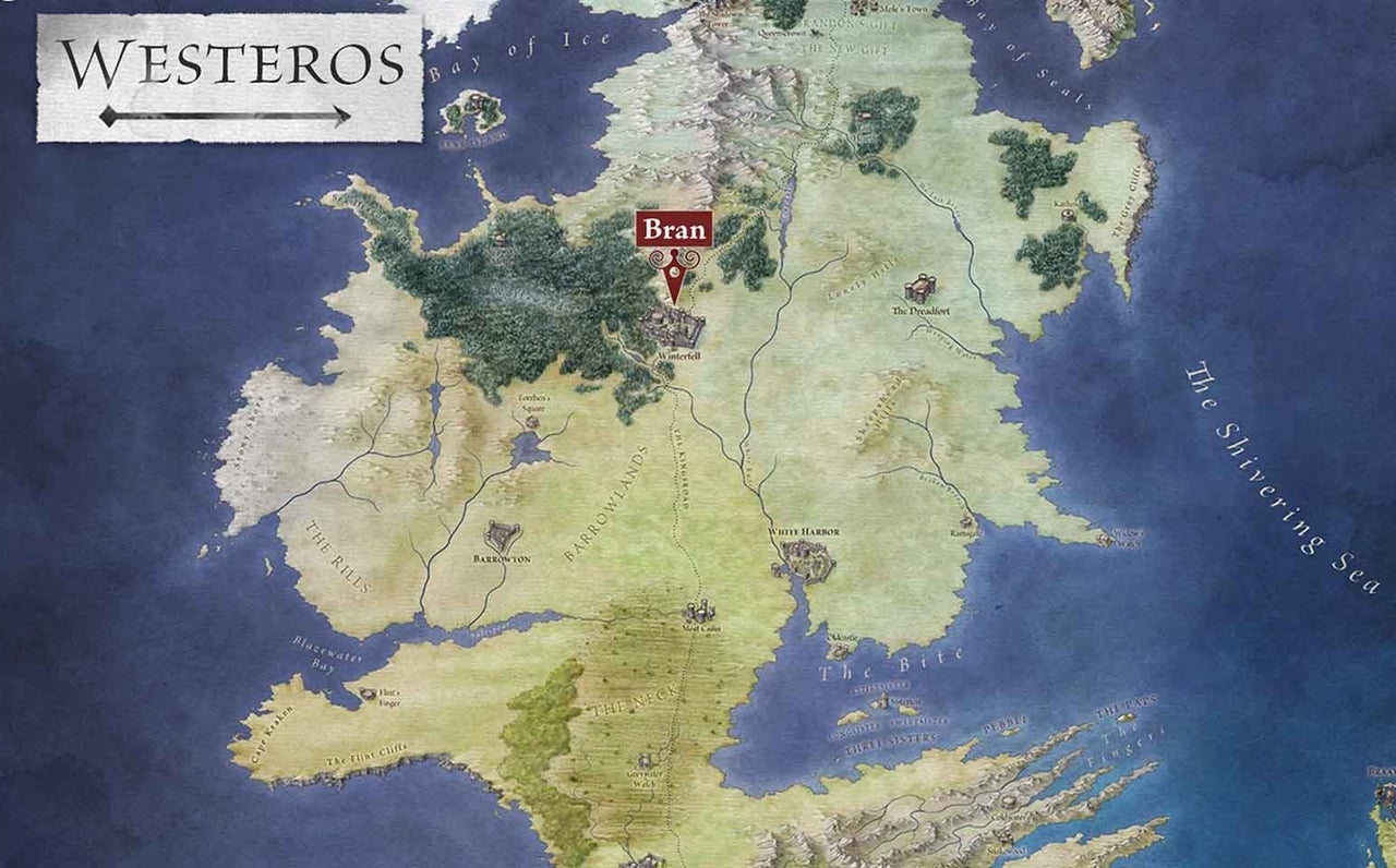 Maps in the Enhanced Editions show main characters' journeys.