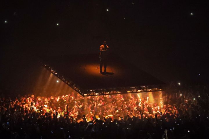 <strong>Kanye West on his 'Saint Pablo' tour</strong>