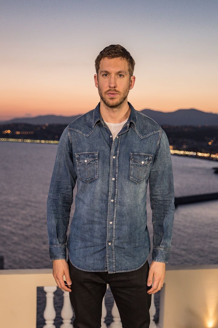 The most comfortable-looking photo of Calvin Harris ever taken
