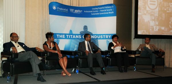 Pickard, Morris, Kuykendoll, Runner and McLaurin, panelists, Titans of Industry event in Chicago.