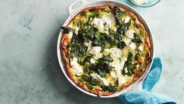 A frittata is like the omelet's lower-key cousin; it's a snap to make, and you don't have to prepare one per person, since a