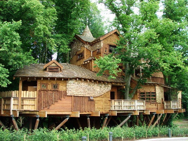 The Tree House at Alnwick Garden, England.