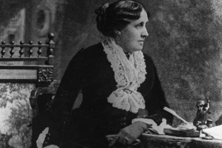 Image with author Louisa May Alcott.