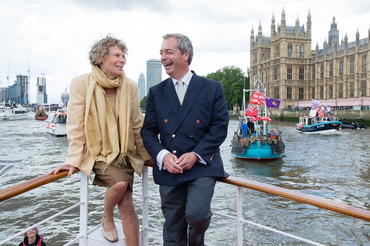 Kate Hoey and Nigel Farage appeared together repeatedly in their cross-party promotion of Brexit 