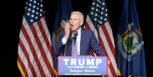 Howie Carr (shown at a Trump rally in June) says President Barack Obama "still hates the country."