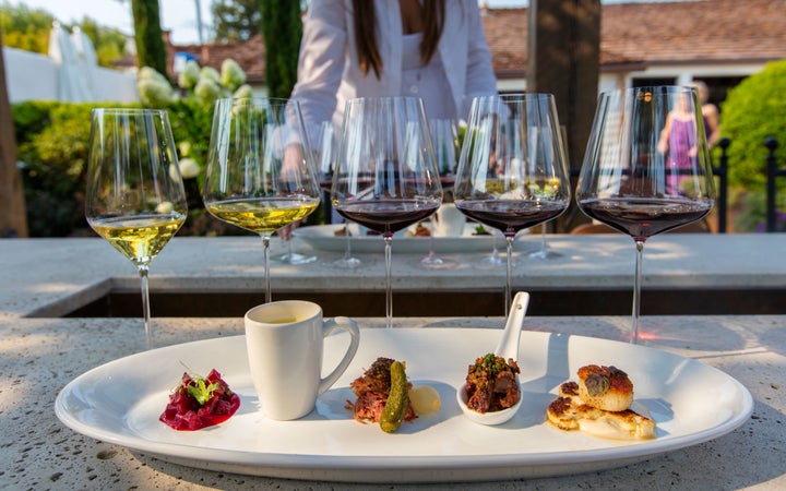A tasting at Three Sticks at the Adobe.