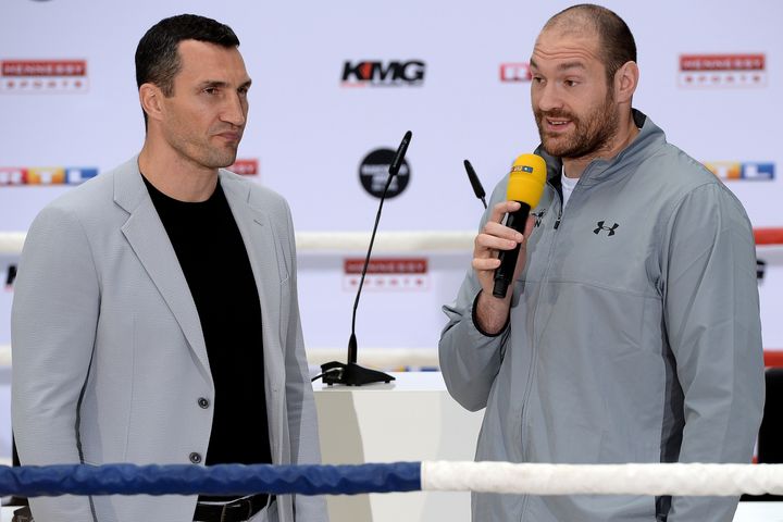 Wladimir Klitschko and Tyson Fury were due to fight on 29 October