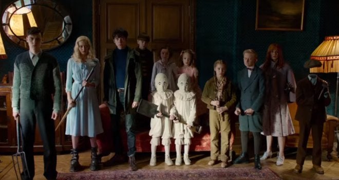 A PR shot for "Miss Peregrine's Home for Peculiar Children" released by 20th Century Fox.