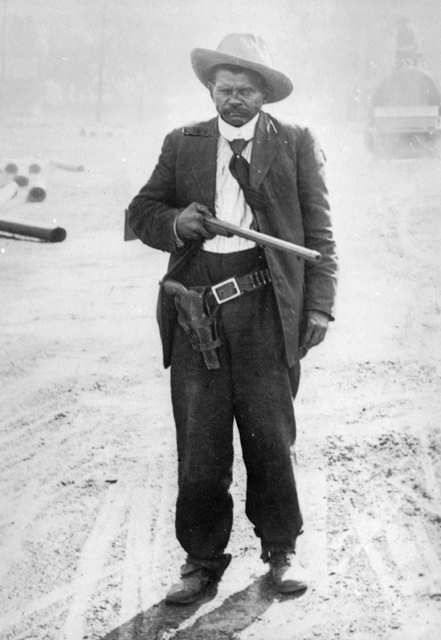 Benjamin Hodges, a black Mexican cowboy who made his living as a con artist in Dodge City.