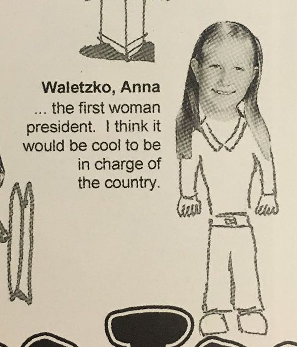 As seen in my fifth grade yearbook.