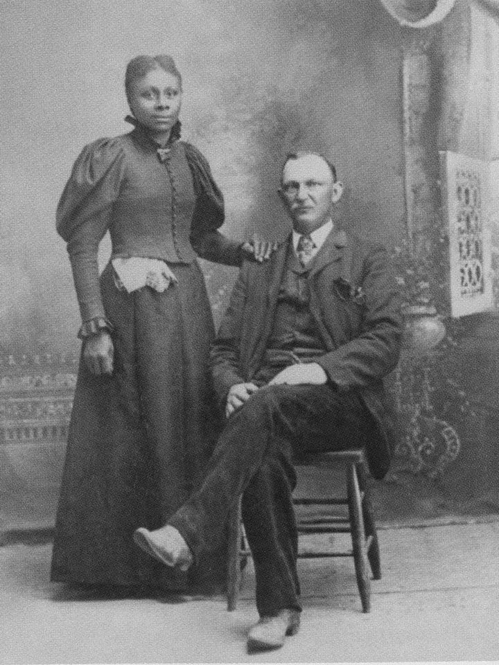 Early mixed race settlers and homesteaders in Nebraska.