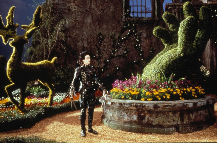 Johnny Depp stars in a scene from "Edward Scissorhands."