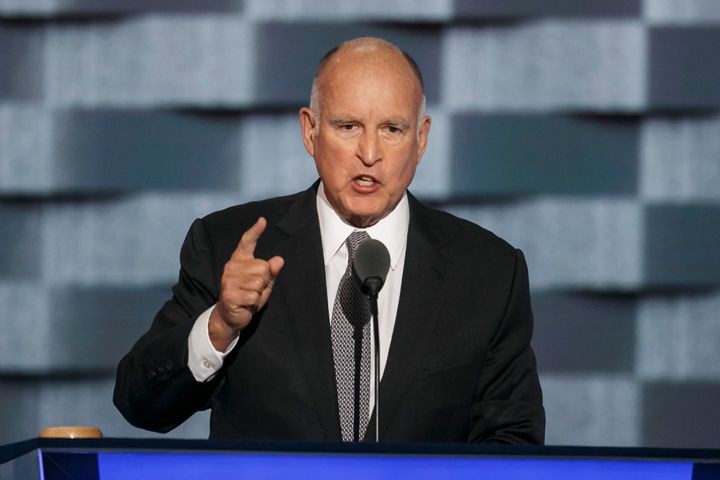 California Gov. Jerry Brown said he vetoed the bill out of concern for small businesses.