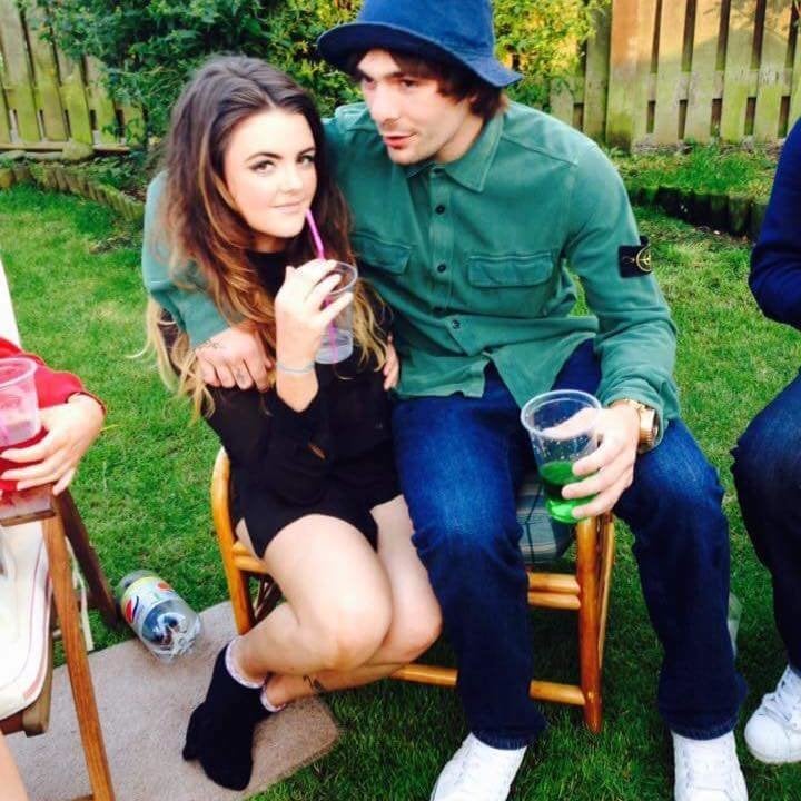 Towell and his girlfriend Chloe Ross