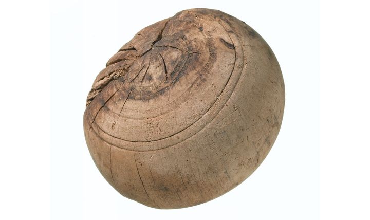<strong>A Tudor bowling ball found at the site of King John's court in Stepney Green.</strong>