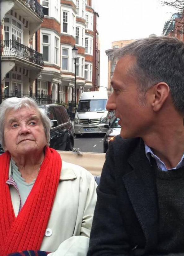 Ross Elder with his mother Margaret