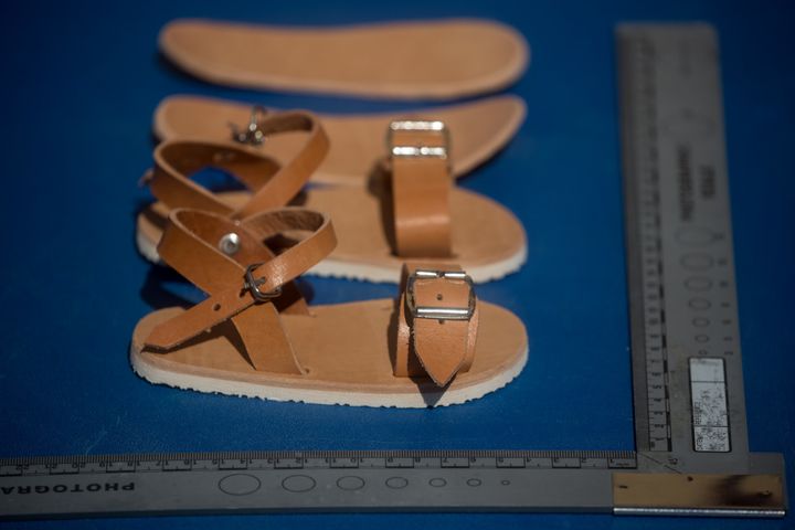 The cobbler who made the sandals was said to have been 'quite emotional' after realising the connection to Ben