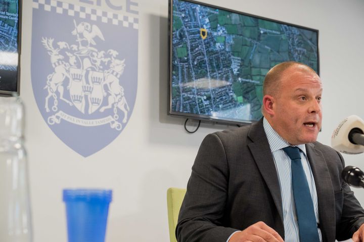 Detective Superintendent Chris Ward has released descriptions of the two men police are hunting over the rape of a teenager