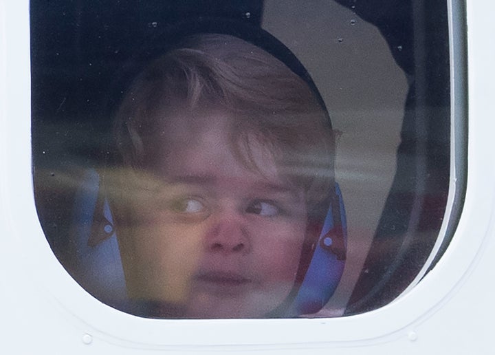 The adorable 3-year-old has wrapped up an eight-day trip to Canada with his parents and younger sister, Charlotte.