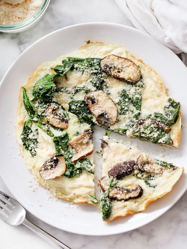 Spinach And Mushroom Egg White Frittata