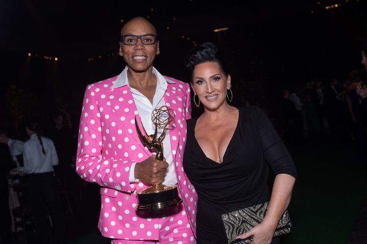 <strong>Ru and Michelle at the Creative Arts Emmy Awards</strong>