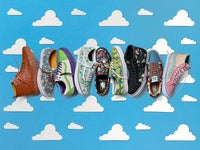 Toy story shop vans on foot
