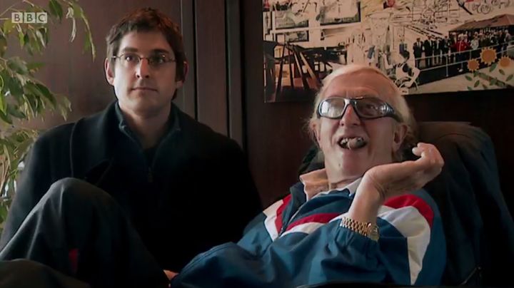 <strong>Theroux said he thought of Savile as a 'friend' after filming with him</strong>