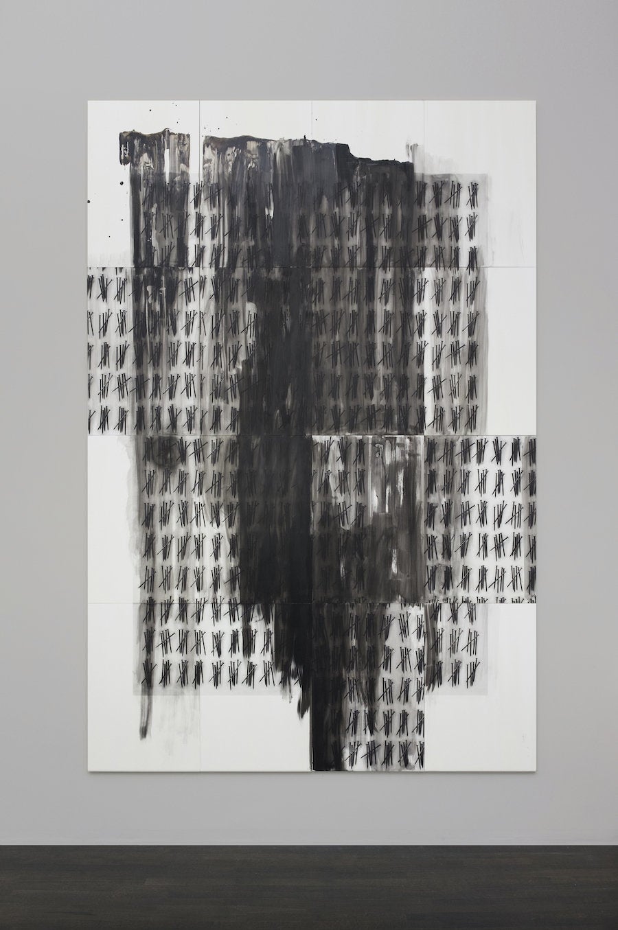 Lorna Simpson, "Enumerated," 2016. India ink, acrylic, and screenprint on Claybord