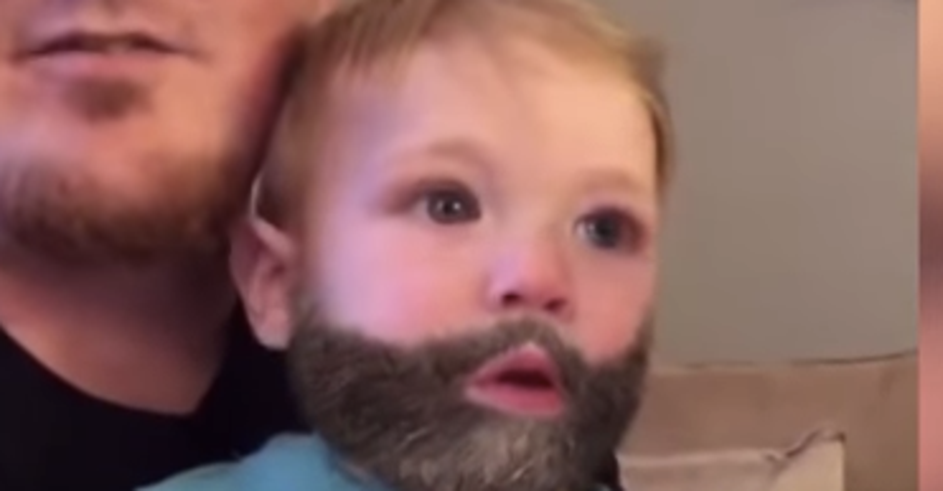 Sneezing, Bearded Baby Has A Hair-Raising Experience | HuffPost