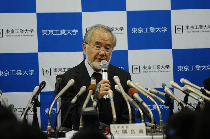 The 2016 Nobel Prize for physiology/medicine was awarded to Yoshinori Ohsumi of the Tokyo Institute of Technology for his research into autophagy.