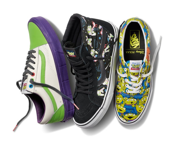 Vans disney outlet toy story shoes