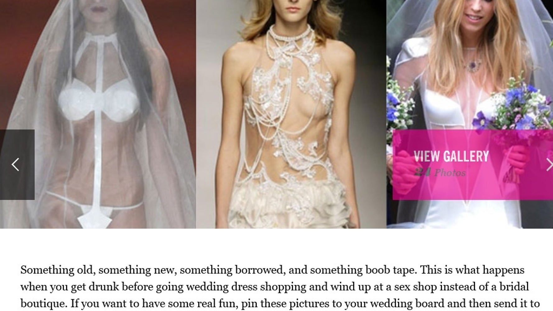 Drawing the Line Between Sexy and Slutty Wedding Gowns | HuffPost  Contributor