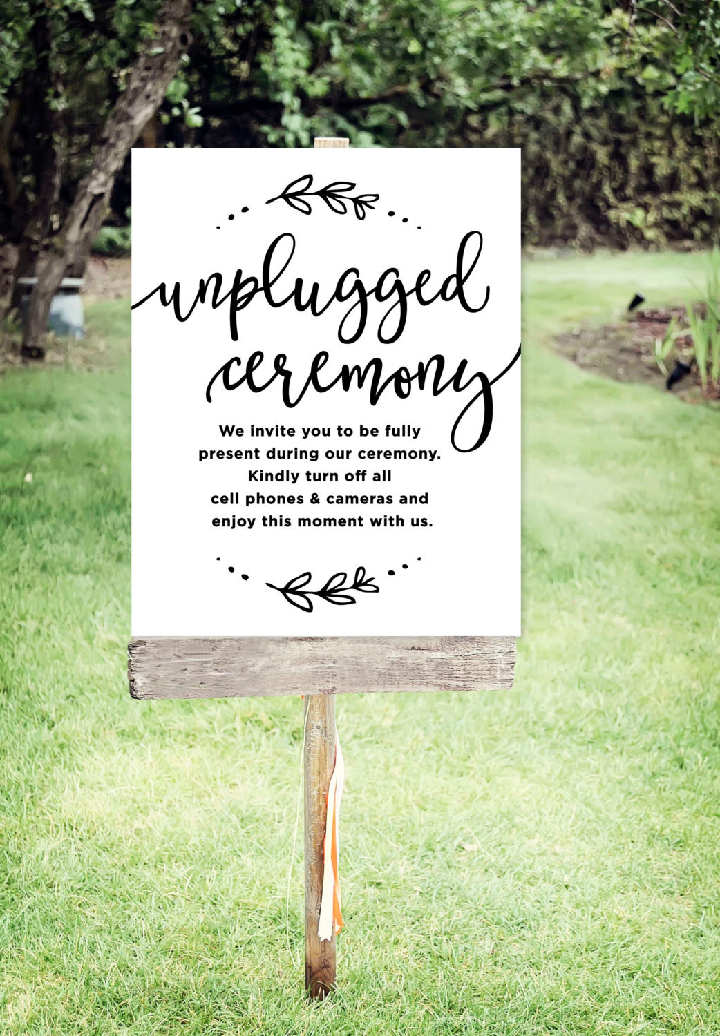 unplugged ceremony pdf sign