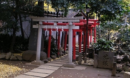 Tokyo shrine in autumn